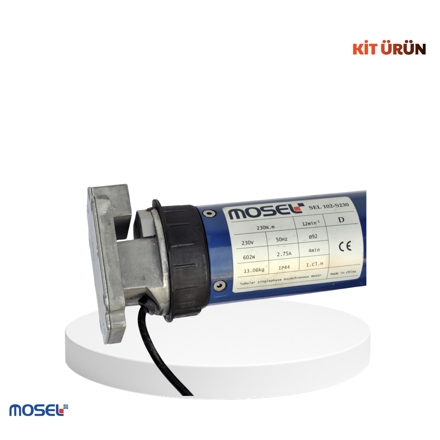 Mosel SEL70 230NM Motor ( Kepenk Motoru) (Otomatik Kapı Motoru)