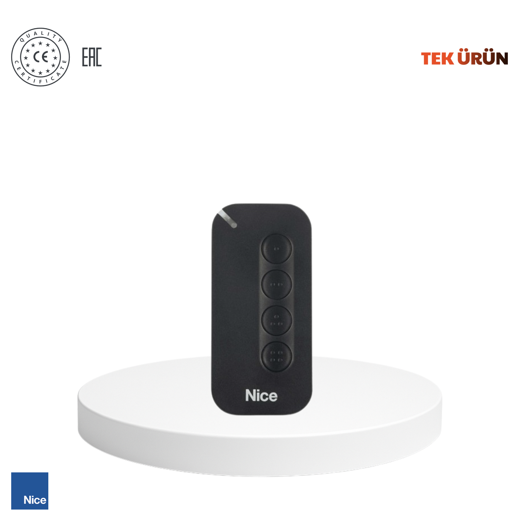 Nice MyGO 4 Kanallı Kumanda (Otomatik Kapı Kumandası)