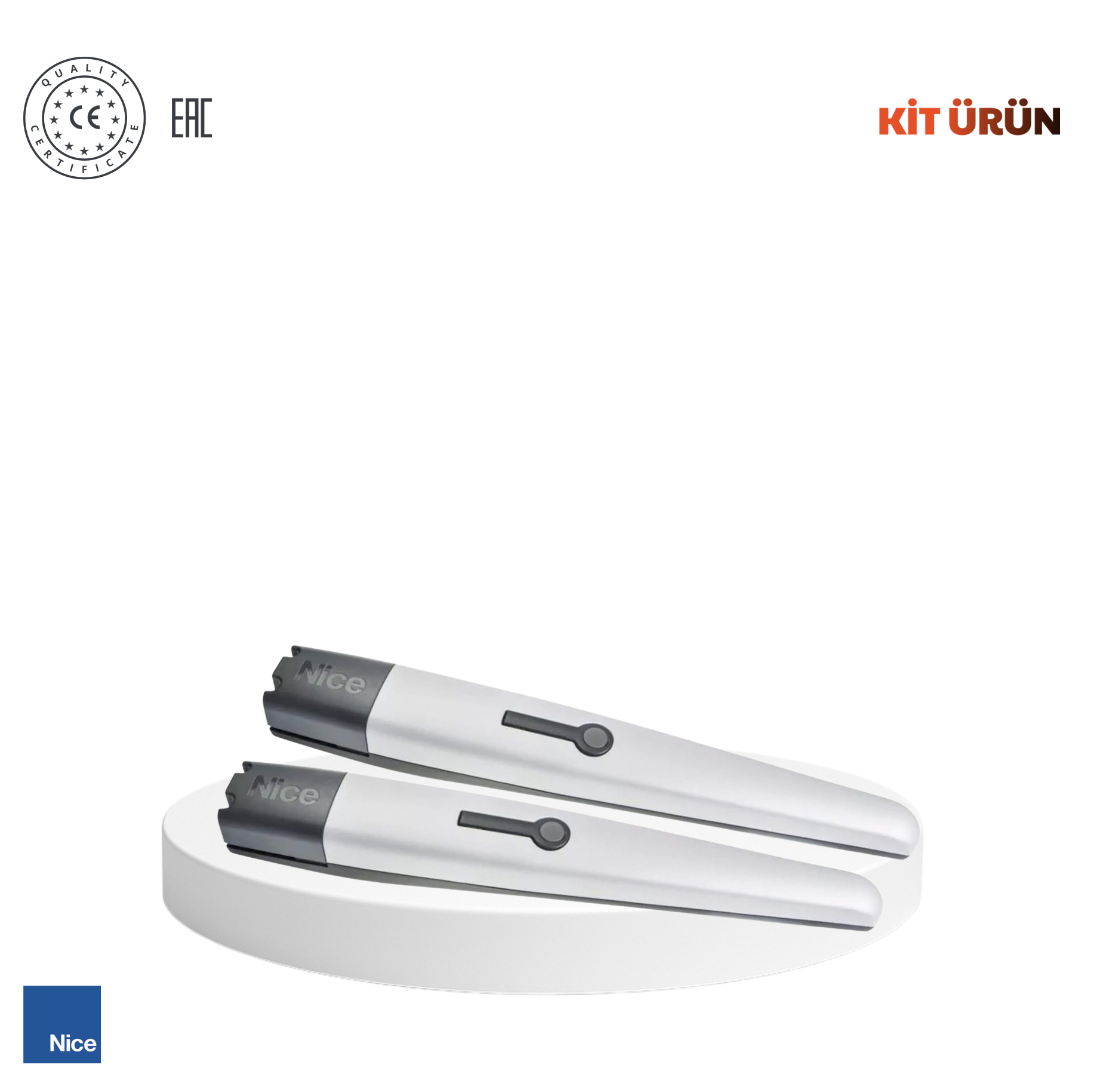 Nice Tooana 5024 Dairesel Bahçe Kapısı Motor Kiti (Otomatik Kapı Motoru) (Aksesuarlı Kit)