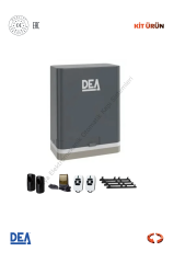 DEA Livi 1000 KG  Yana Kayar Bahçe Kapısı Motor Kiti (Otomatik Kapı Motoru) (Aksesuarlı Kit)
