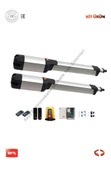 BFT Kustos Smart BT40 Dairesel Bahçe Kapısı Motor Kiti (Otomatik Kapı Motoru) (Aksesuarlı Kit)