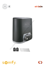 Somfy Elixo 800KG 230V Standart Pack Yana Kayar Bahçe Kapısı Motor Kiti (Otomatik Kapı Motoru) (Aksesuarlı Kit)