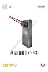 Somfy Levixo 60 24V RTS 6 Metre Bariyer (Yol Bariyeri - Kontrollü Geçiş - Güvenlik ) (Aksesuarlı Kit)