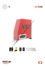 White Rose JET4000 Sanayi Tipi Yana Kayar Bahçe Kapısı Motoru (Otomatik Kapı Motoru) (Aksesuarlı Kit)